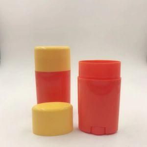 Empty 15ml, 75ml Cosmetics Plastic Round Black Deodorant Bottle