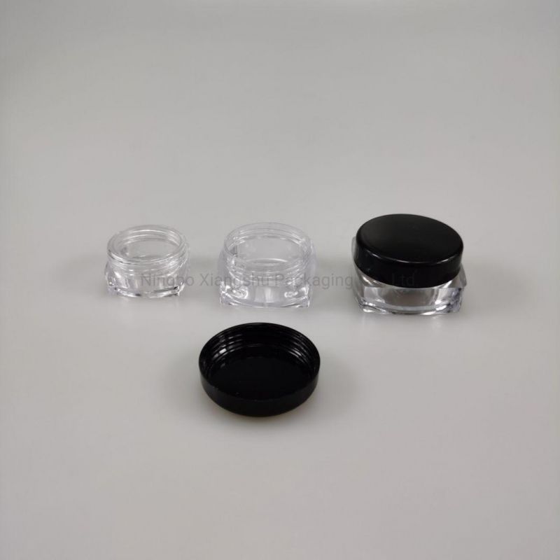 2g 3G 5g Mini Plastic Face Cream Jar Skin Care Sunscreen