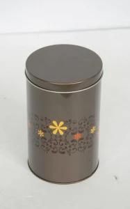 Fashionable Round Tin Tea Box-Nc2415