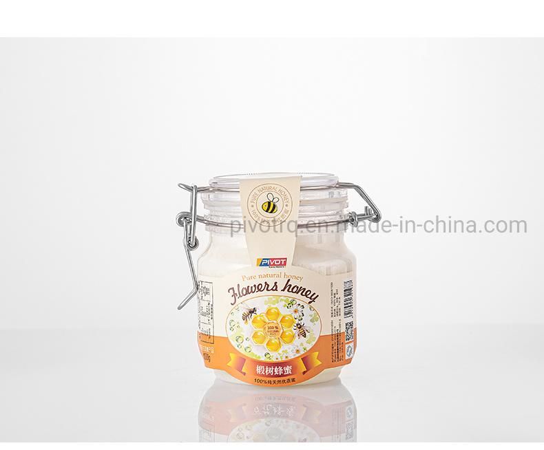 250g Pet Honey Bottle with Steel Wire Clasp Handle for Honey Packing