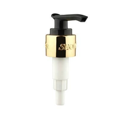 Gold Aluminum Plastic Lotion Pump