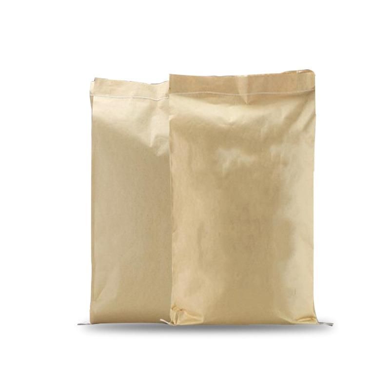 Factory Price Wholesale Biodegradable 2 Ply 3 Layer 25 Kg Size Chicken Feed Flour Sugar Packing Kraft Paper Sack Bag