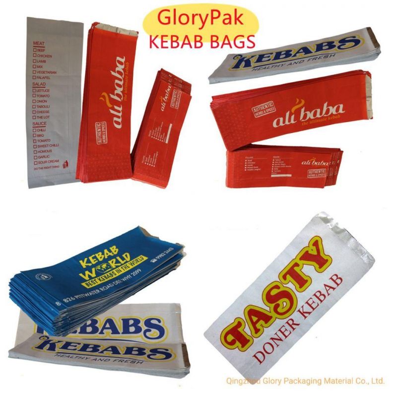 Take Away Food Packaging Aluminum Foil Paper Bag