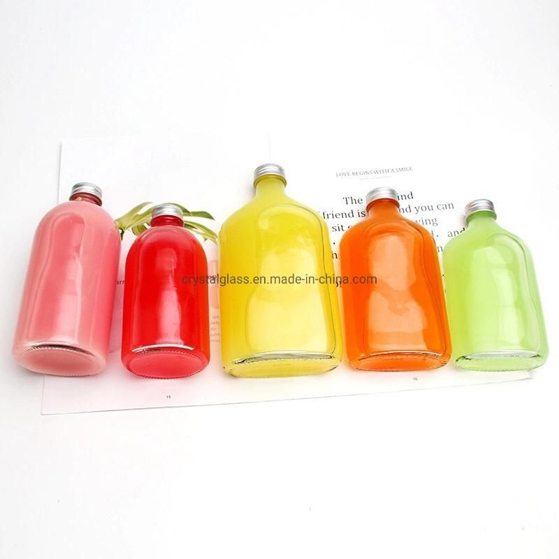 250ml 350ml 500ml Glass Flask Liquor Bottles with Tamper Evident Sealed Caps