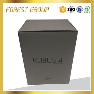 Large White Folding Carton Packing Box with Simple Decoration