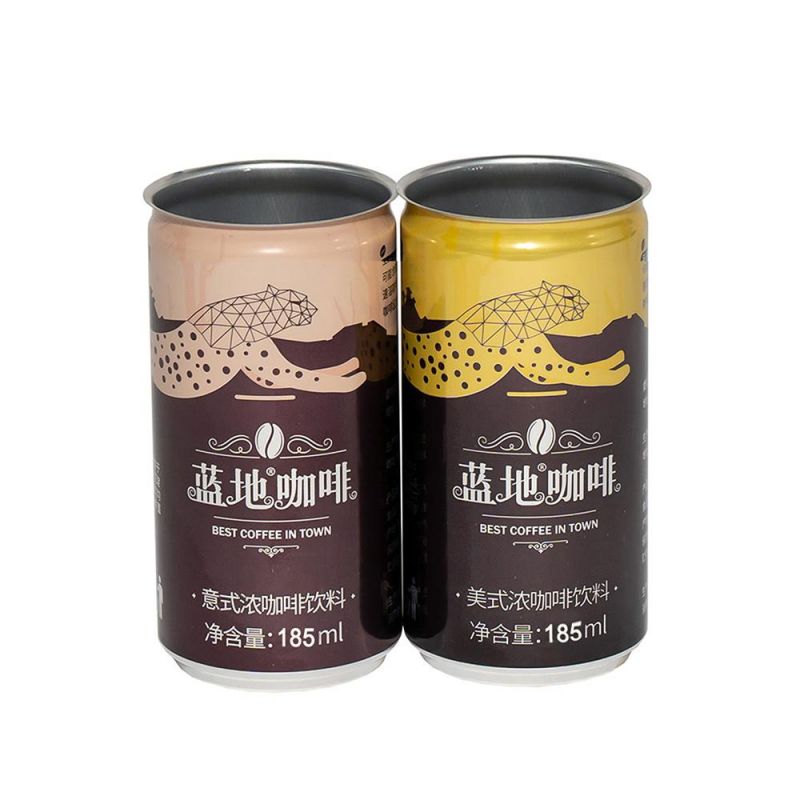 Slim 185ml Aluminum Cans with 200 Can Ends with Print Logo for Beer and Beverage Facility with Cannming Machine Line