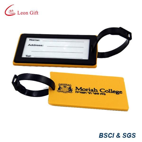 Embossed Soft PVC Rubber Bag Tag