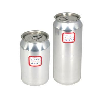 Stable Quality Beer Can 200ml 250ml 330ml 500ml Round Beer Can Airtight Empty Round Aluminum Tin Box Can for Beer