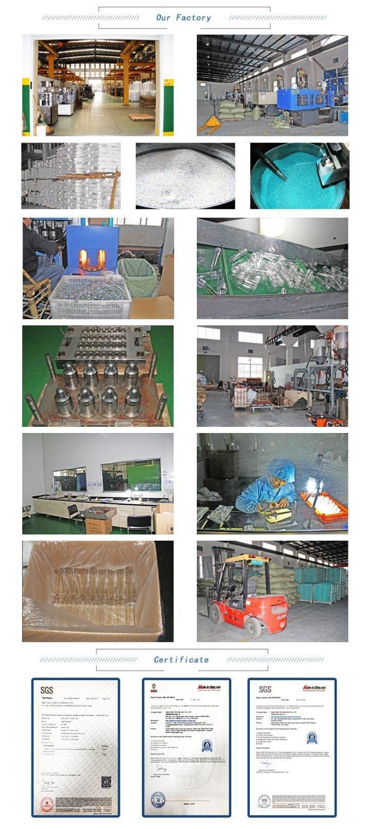 Bottle Preform with Different Neck Size Different Weight and Can Be Customized Preform Pet Bottles