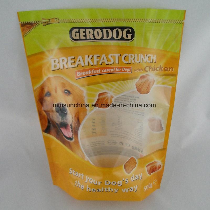 Pet Food Packaging Bag with Stand up Zipper Bag