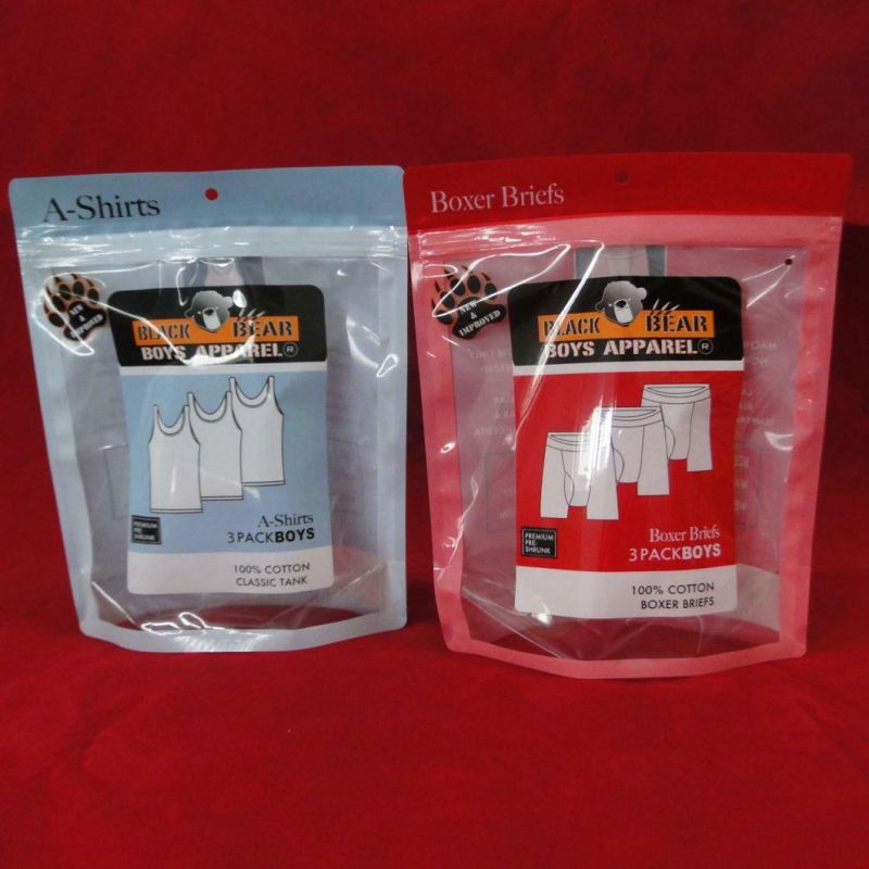 Factory Price Stand up Plastic Zipper Bag with Good Quality