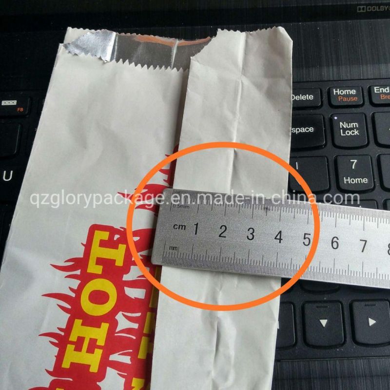 Disposable Food Packaging Tasty Doner Kebab Bag Foil Paper Bag