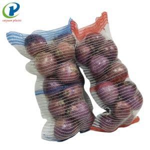 PP Tubular Plastic Mesh Bag Vegetable Onion Raschel Sack Packing Mesh Bags for Sale