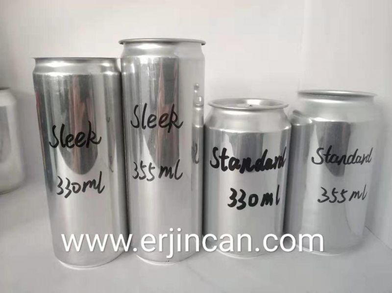 Empty Aluminum Cans Sleek 355ml Can