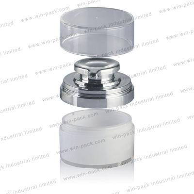 High Quality Round Plastic Airless Cosmetic Jar 50ml for Skin Care Cream