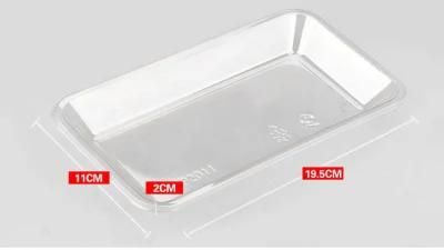 wholesale black cpet food tray plastic food boxes storage blister packaging