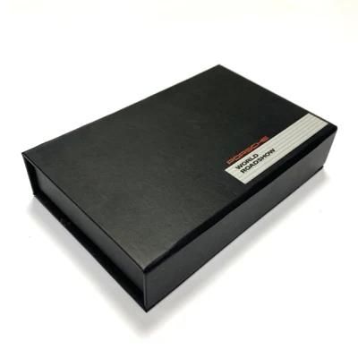 Custom New Design Printing Black Magnetic Gift Box with Foam Insert