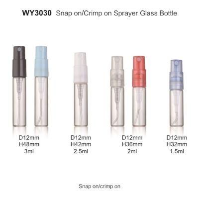 Colorful Glass Spray Bottle for Perfume Bottle Test Sample Packing in Mini Size