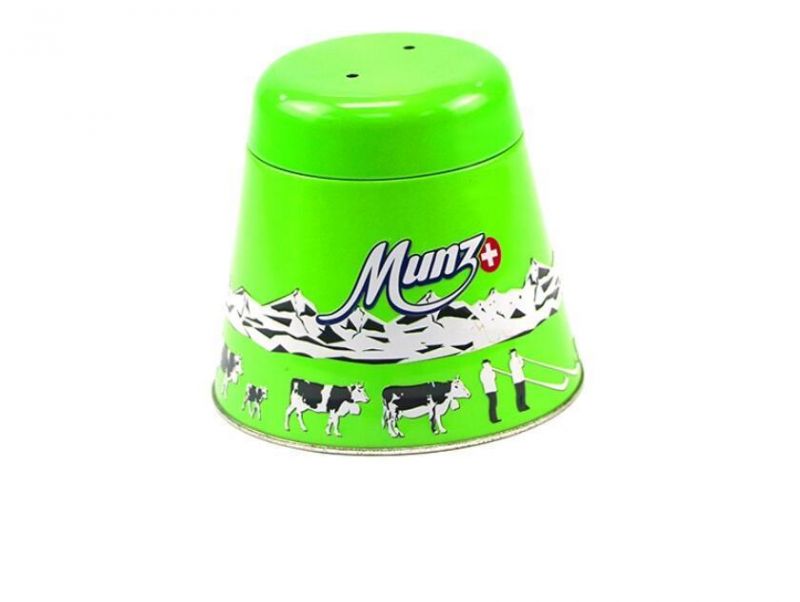 Christmas Style Bell Shape Tin Snack Box