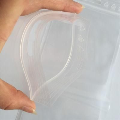 Print Logo Custom Size LDPE Material Plastic Ziplock Bag