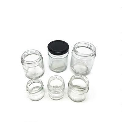 Small Mini 50ml 250ml Food Storage Jam Honey Glass Container with Screw Lid