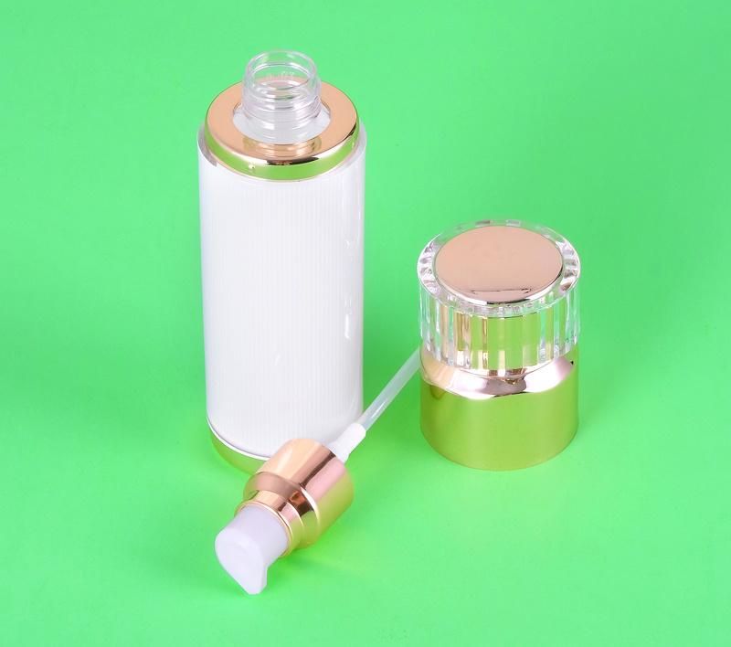 Wholesale Luxury 30ml 50ml Acrylic Serum Pump Bottles Plastic Lotion Bottle with Pump