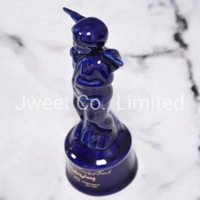 Custom Design 50ml Mini Ceramic Wine Vodka Bottle