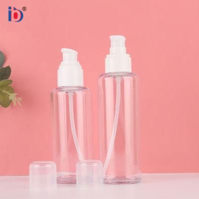 Korea Factory 150 Ml Clear Lotion Bottle Foaming Soap Bottles Bulk Round Lotion Bottle with Pump