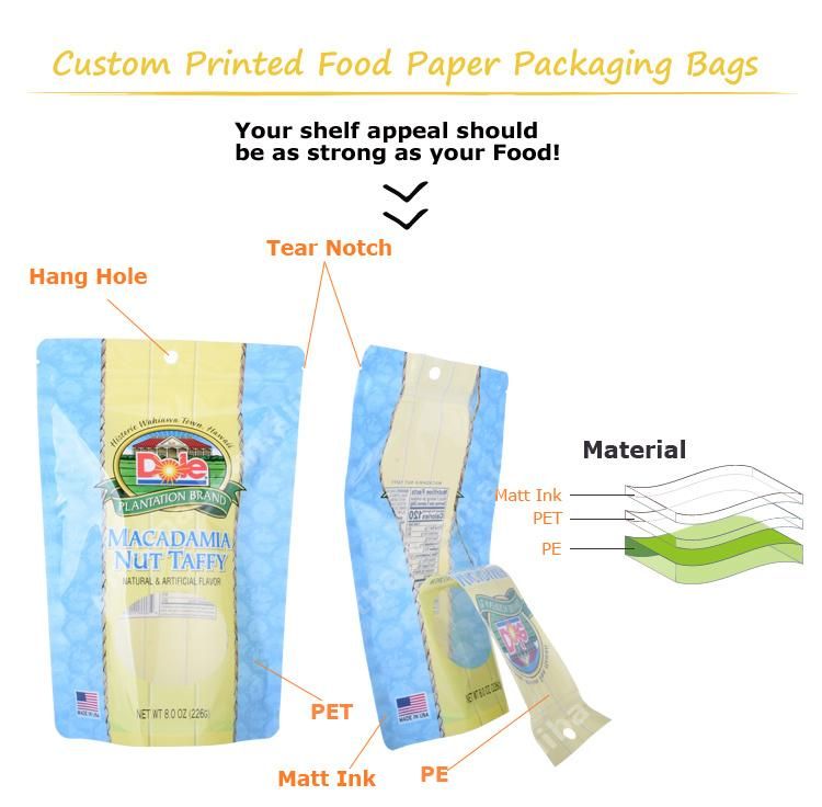 100% Recyclable Food Grade Packaging Bags