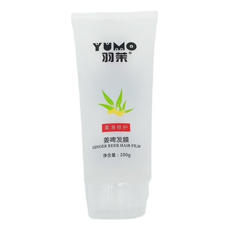 Packaging Hair Conditioner Transparent Plastic Tube with Flip Cover