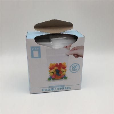 Grip Seal Food Packing Storage Poly Bag