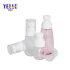 Oval Skincare Packaging Clear PETG Plastic Empty Spray Lotion Bottle