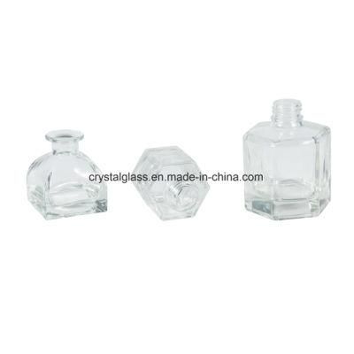 Sized Square Glass Cosmetic Aromatherapy Bottle Rattan Diffuser Glass Bottle
