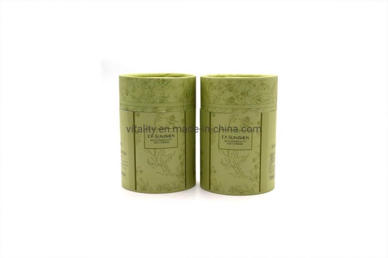 Custom Cosmetic Jewelry Gift Food Paper Can for Tea Storage Cake Mill Packing /Brush Pot/Make-up Tank Packaging Candy/Paper Round Box