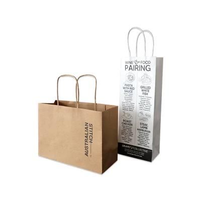 Multiple Designs Colourful Paper Bag Strong Handle Paper Shopping Bags Factory Supplies