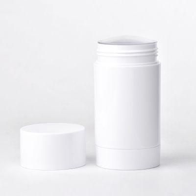 100% PCR Recyclable Deodorant Stick 30/50/75ml PP Plastic Deodorant Container Sunblock Stick