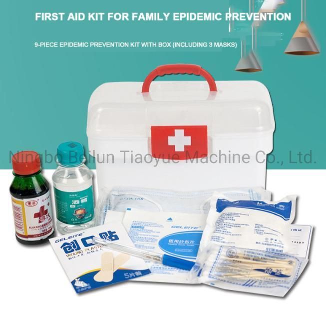 Plastic Household Small Medicine Box Medical Equipment Mini First Aid Box