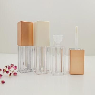4ml Square Empty Lip Gloss Tubes Container with Customized Logo