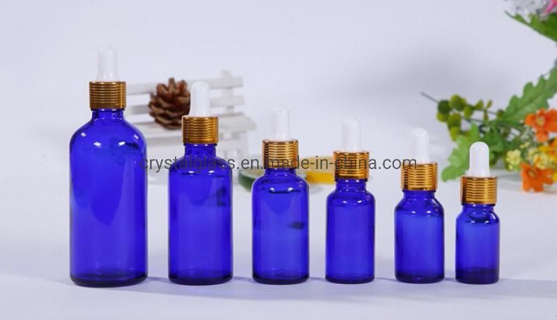 5ml-100ml Green Glass Essential Oil Bottle with Dropper