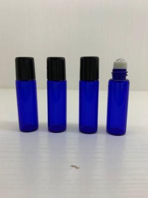 5ml Mini Blue Color Roll on Glass Bottle