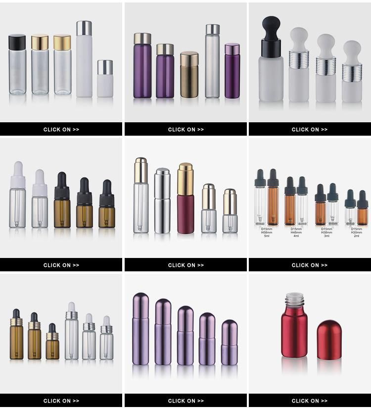 Factory Directly Sell Oil Glass Cosmetic Bottle 5ml 10ml 15ml