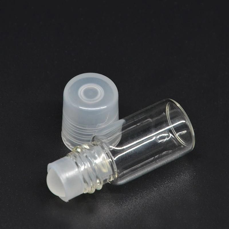 Clear Glass Bottle with Glass Roll on