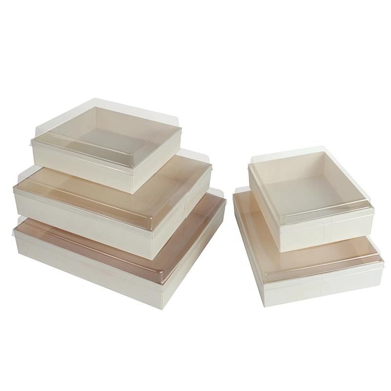 Wooden Degradable Takeout Togo Sushi Packaging Take Away Bento Lunch Cake Dessert Pastry Bakery Food Container Cheese Boards Box