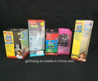 Custom PET Plastic Folding Gift Cosmetic /Electronic//Baby&prime;s /stationery products packaging Box