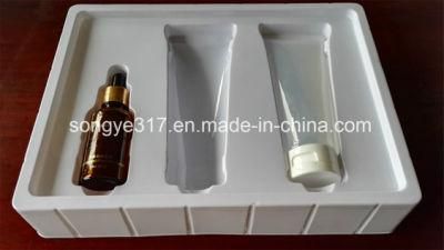 White PVC Cosmetic Suction Blister Tray