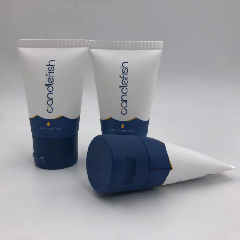 Wholesale Cosmetic White Hand Cream Tubes 50ml 100ml 120ml Plastic Tube Packaging Squeeze Tube for Cream