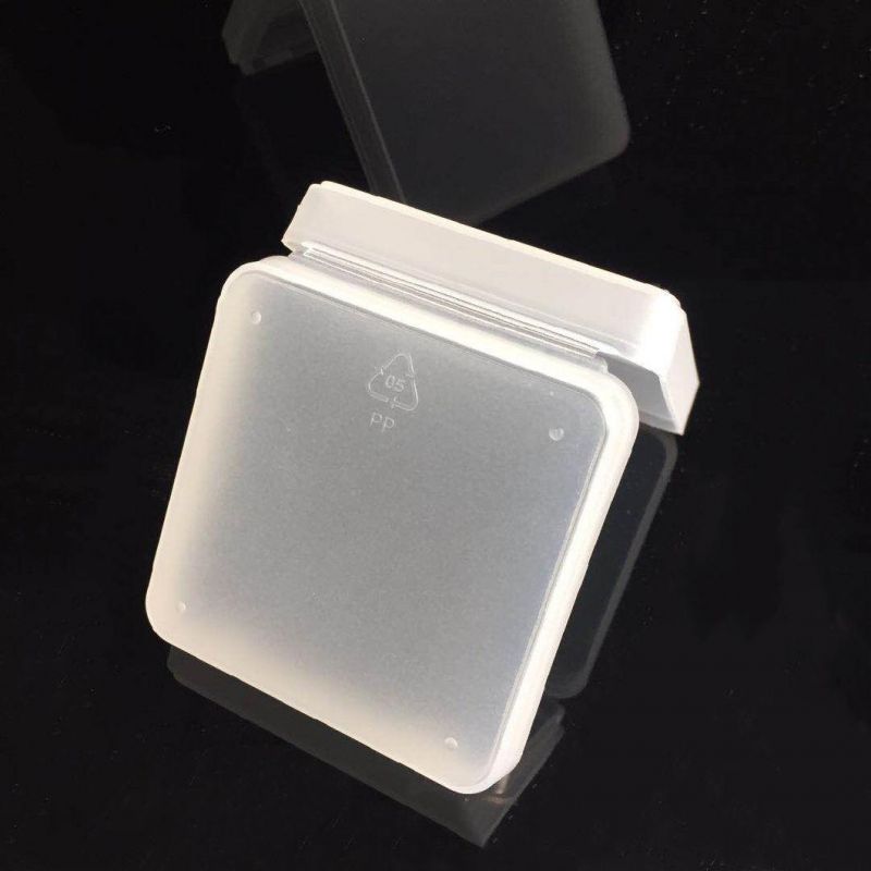 High Quality Non-Toxic Hollow Matte Plastic Box Case for Lapel Pin Gift