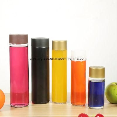 Mineral Spring Water Glass Kombucha Bottle with Plastic Cap 500ml 400ml 375ml
