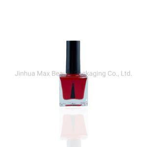 Round Nail Polish Cap and Square Nail Polish Bottle