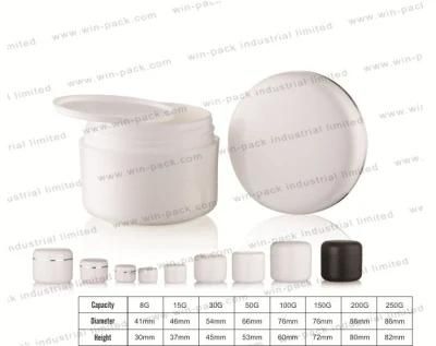 Cosmetic Packaging Round Shape Acrylic Cream Jar 8g 15g 30g 50g 100g 150g 200g 250g